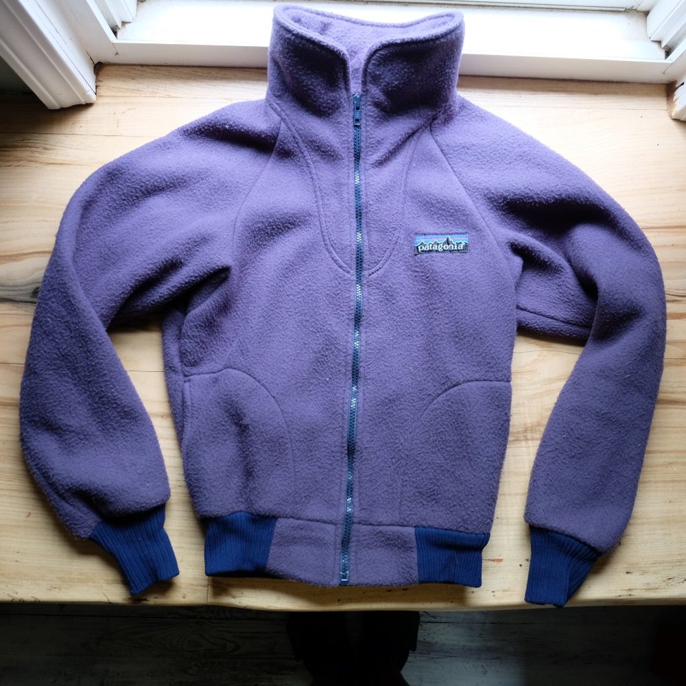 Vintage Retro Patagonia Fleece Bomber Jacket